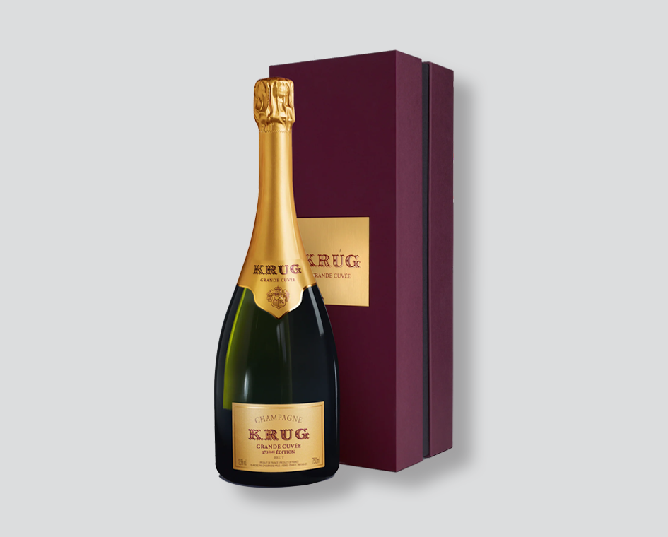 champagne krug grande cuvée 173
krug 173eme edition bottle
luxury champagne krug
cuvée prestige champagne
krug grande cuvée close-up