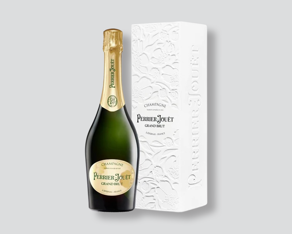 champagne perrier-jouët grand brut
perrier jouet bottle
champagne brut france
elegant champagne bottle
perrier-jouët grand brut close-up