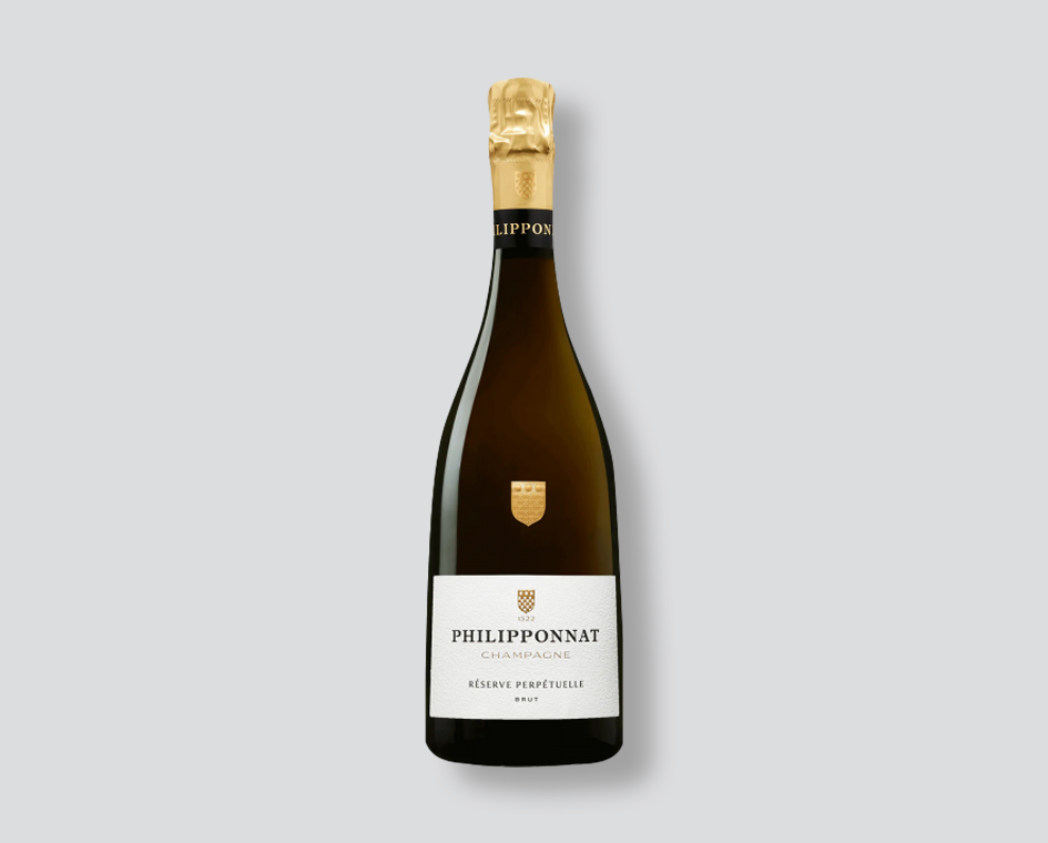 hampagne philipponnat
réserve perpétuelle brut
champagne brut premium
cuvée perpetua champagne
bottiglia champagne elegante
vino spumante francese
champagne di pinot noir