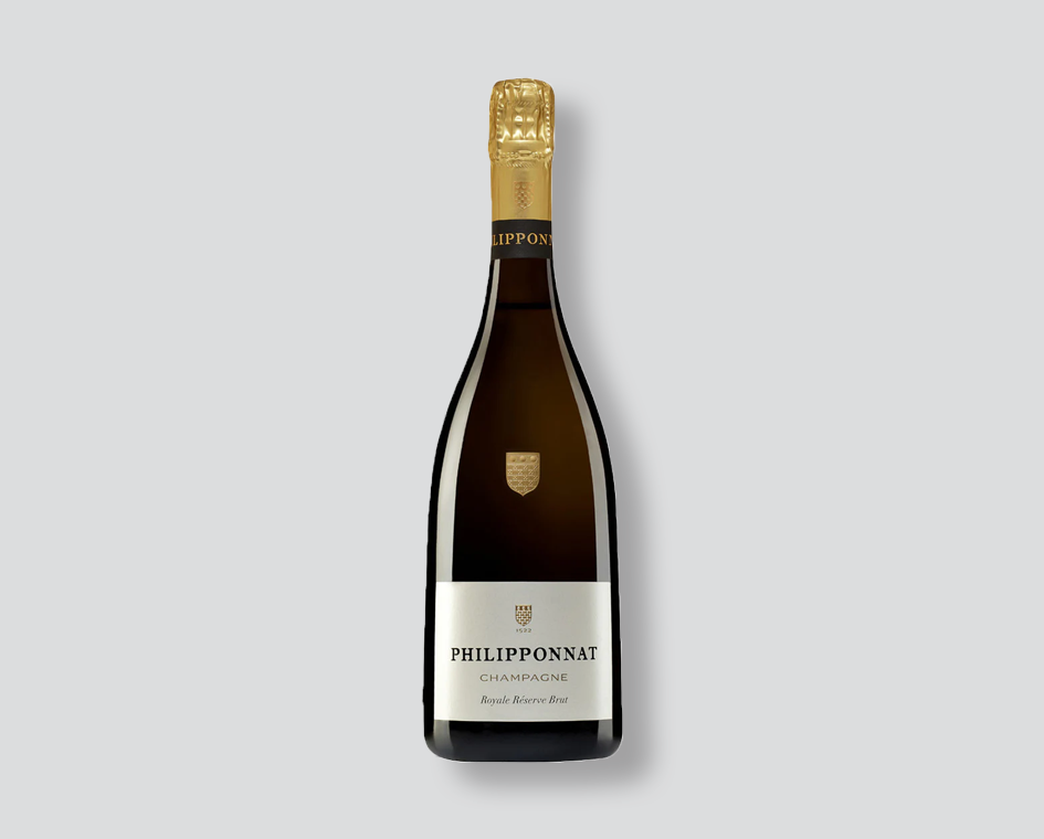 champagne philipponnat
royale réserve brut
bottiglia champagne premium
champagne brut elegante
vino spumante francese
champagne per aperitivo
maison philipponnat
