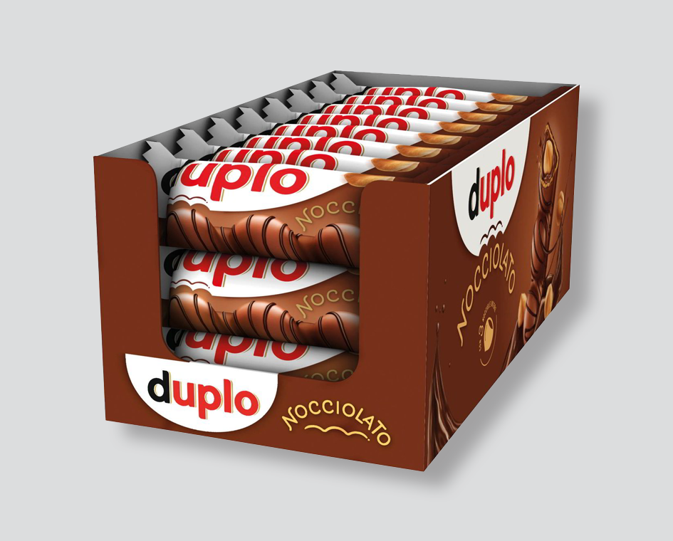 expo dublo 24 pezzi
dublo ferrero snack
barrette dublo wafer nocciola
dublo cioccolato al latte
snack dublo multipack
dublo confezione grande
dolce ferrero dublo
wafer con crema nocciola
dublo espositore
snack croccante ferrero