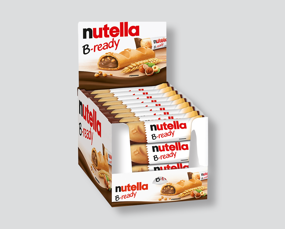 expo nutella b-ready
espositore nutella
snack nutella
display promozionale
nutella b-ready
espositore da banco
merendina nutella
ferrero
prodotto promozionale
esposizione snack