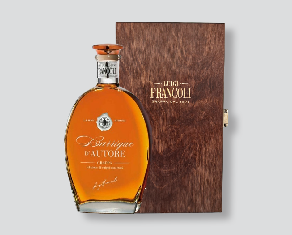 grappa barrique d’autore francoli
grappa in barrique
grappa affinata legno
box legno grappa
distillato premium
grappa da meditazione
grappa francoli
idea regalo grappa