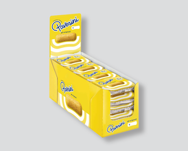 Pavesini
Biscotto leggero
Snack dolce
Prodotto per bar
Biscotto per vending
Merenda confezionata
Pausa leggera
Biscotto fragrante
Food Service dolce
Snack monoporzione
Biscotto da colazione
Biscotto classico italiano