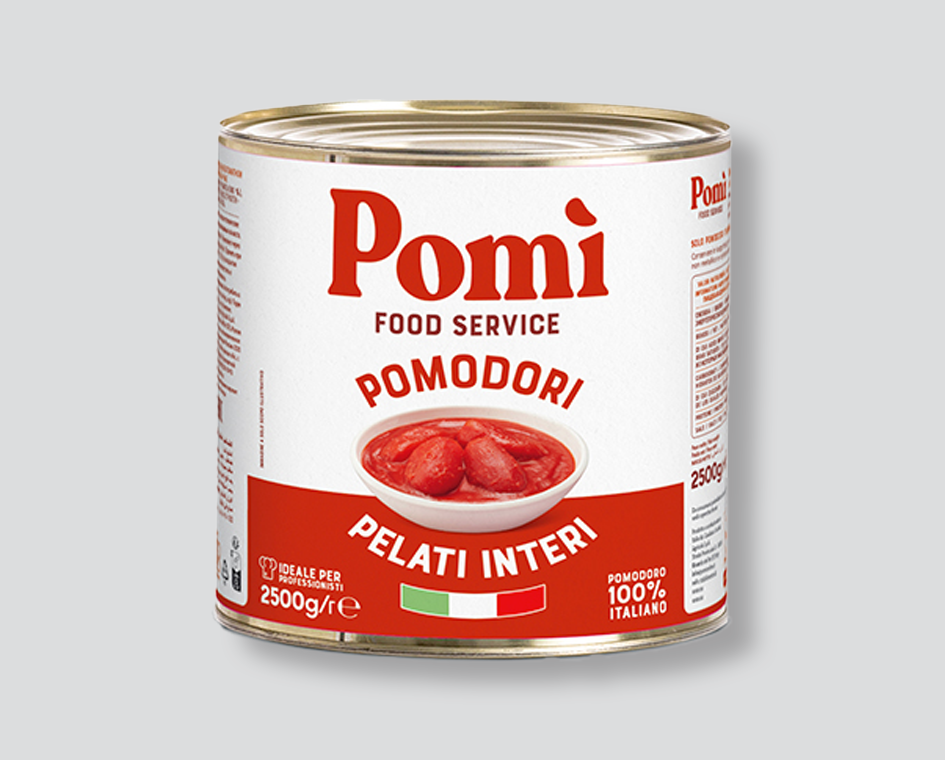 pomodori pelati Pomì
Pomì Food Service 2,5 kg
pelati professionali Pomì
barattolo pomodori pelati
pelati italiani in latta
pomodori pelati per ristorazione
latta 2.5 kg pomodori
pomodori pelati cucina professionale
pomodori pelati 100% italiani
pomodori pelati per sugo