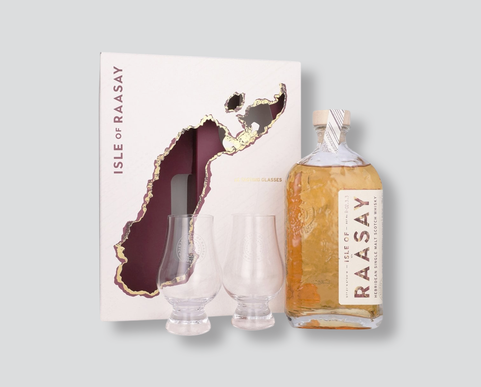 whisky isle of raasay
raasay whisky set
whisky con bicchieri
single malt scozzese
idea regalo whisky
whisky torbato
scotch whisky premium
regalo di natale