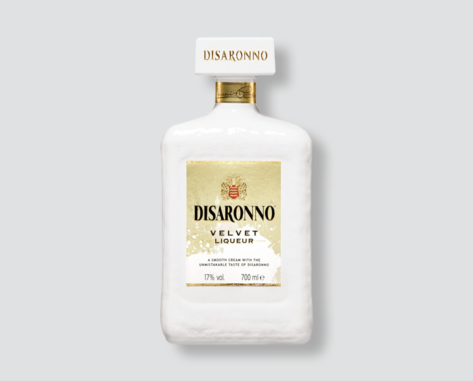 Disaronno Velvet
liquore cremoso Disaronno
Disaronno mandorla crema
bottiglia Disaronno Velvet
cream liqueur italiano