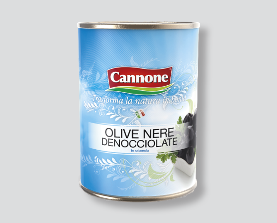 Olive nere denoccionale in salamoia - Cannone